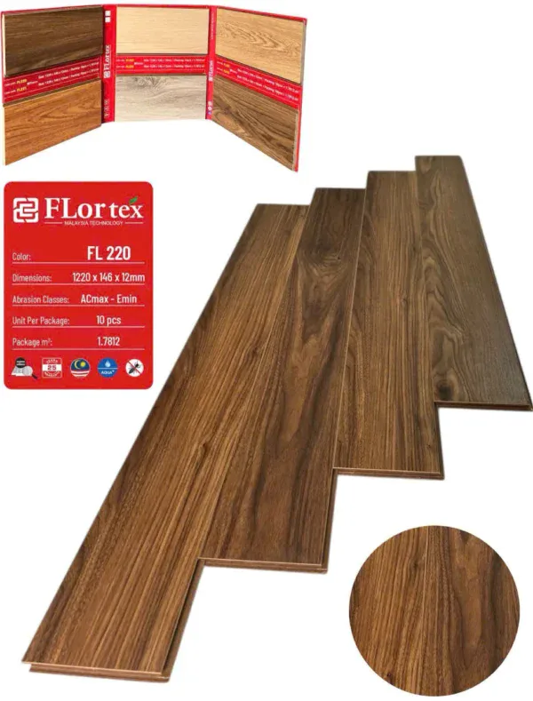 Sàn Gỗ Công Nghiệp Flortex FL220