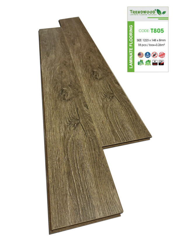 Sàn Gỗ Công Nghiệp Trendwood 8mm mã T805