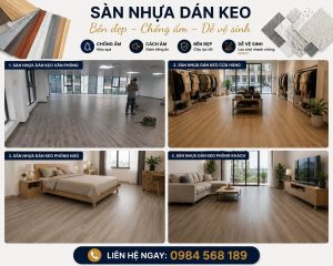 báo giá sàn nhựa dán keo 2026 Nội Thất Bảo Châu