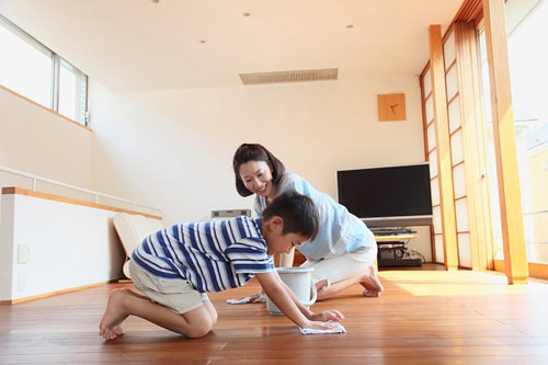 cách bảo quản sàn nhựa trong nhà