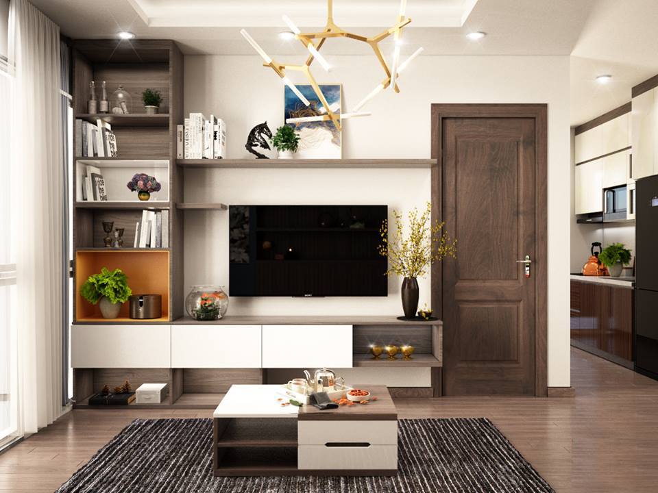 Cửa nhựa composite trong phòng khách