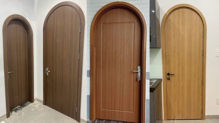 cửa composite phòng ngủ hiện đại