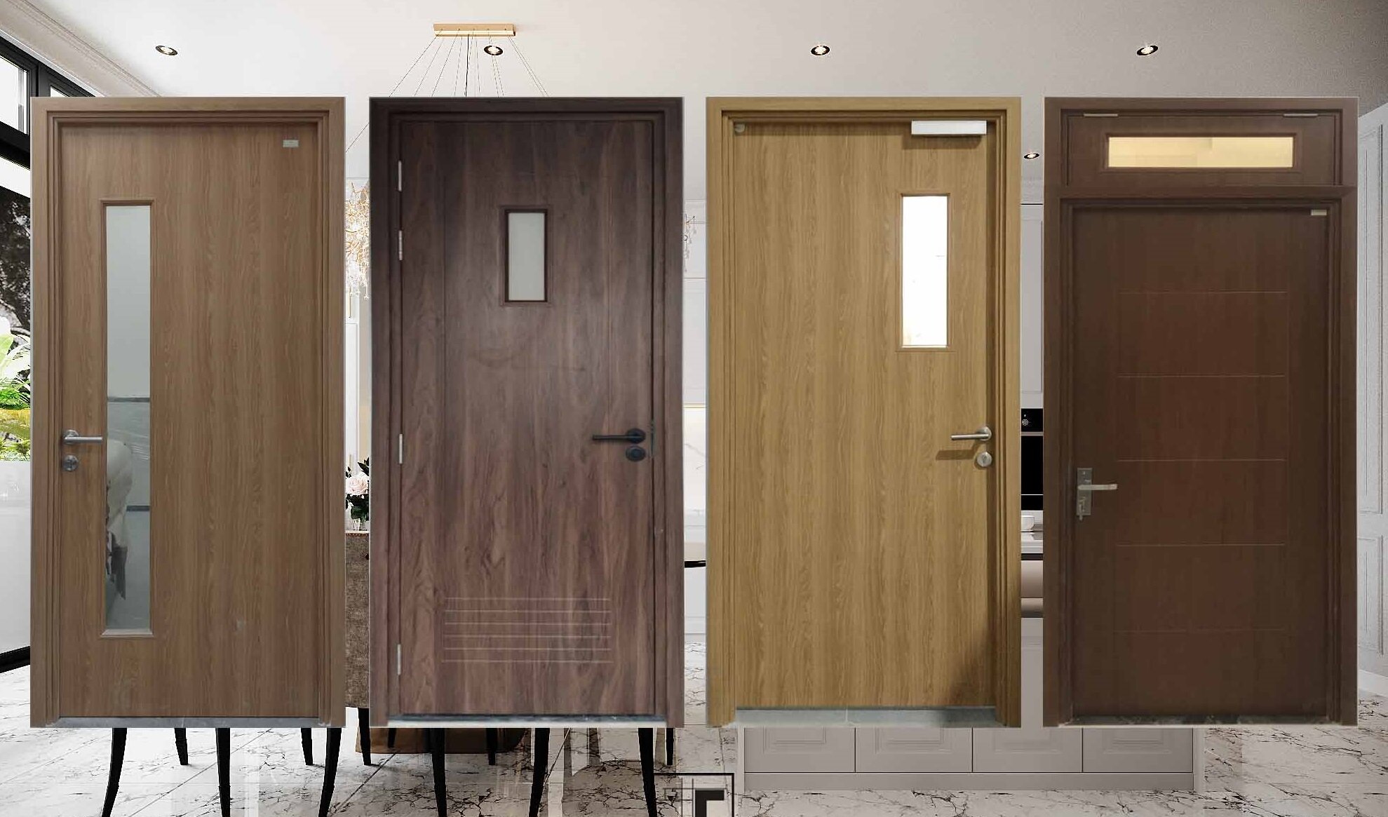 cửa nhựa composite đẹp hiện đại