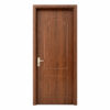 Cửa nhựa composite huỳnh âm HAB03 pano vòm màu nâu đậm vân óc chó