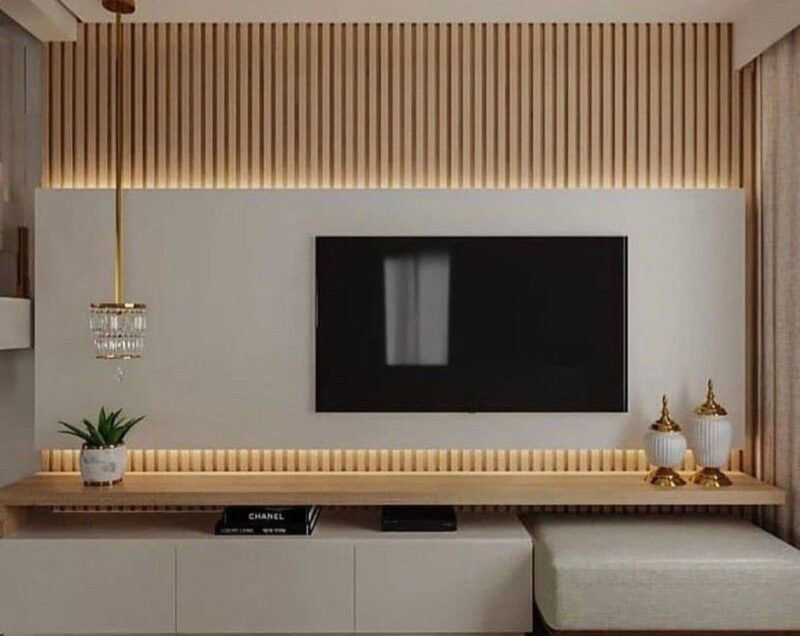 lam sóng trang trí vách tivi lam sóng trang trí vách tivi