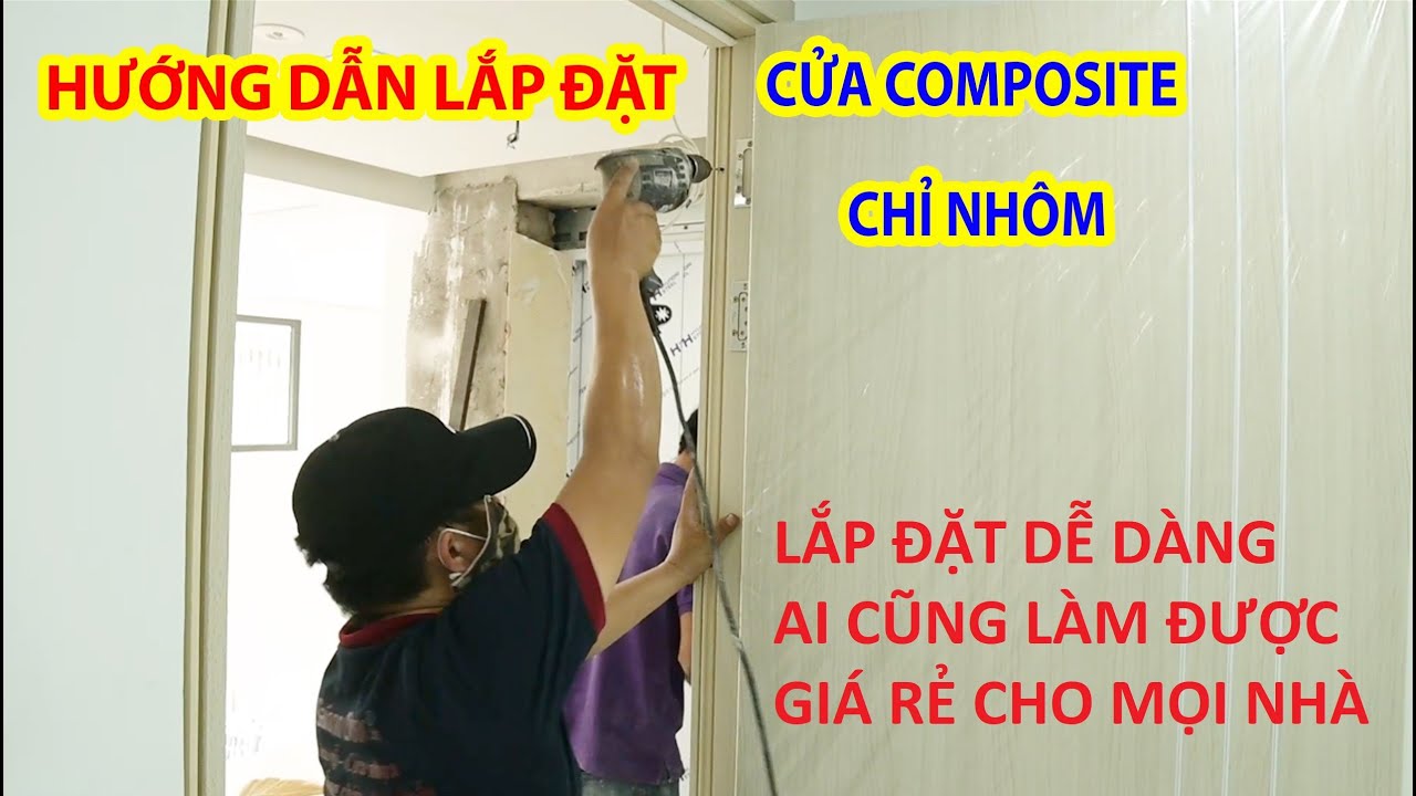 thi công cửa nhựa composite