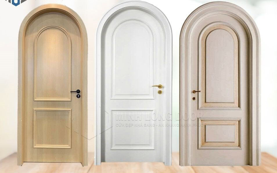 Cửa Composite hiện đại với phào nổi Cửa Composite hiện đại với phào nổi
