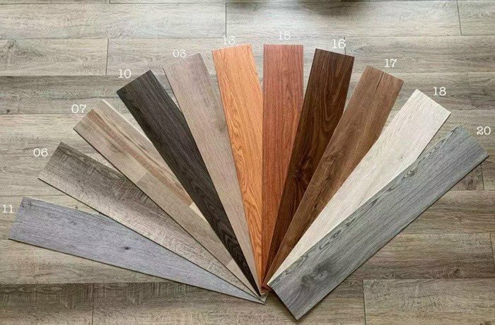 mẫu sàn nhựa dán keo đẹp