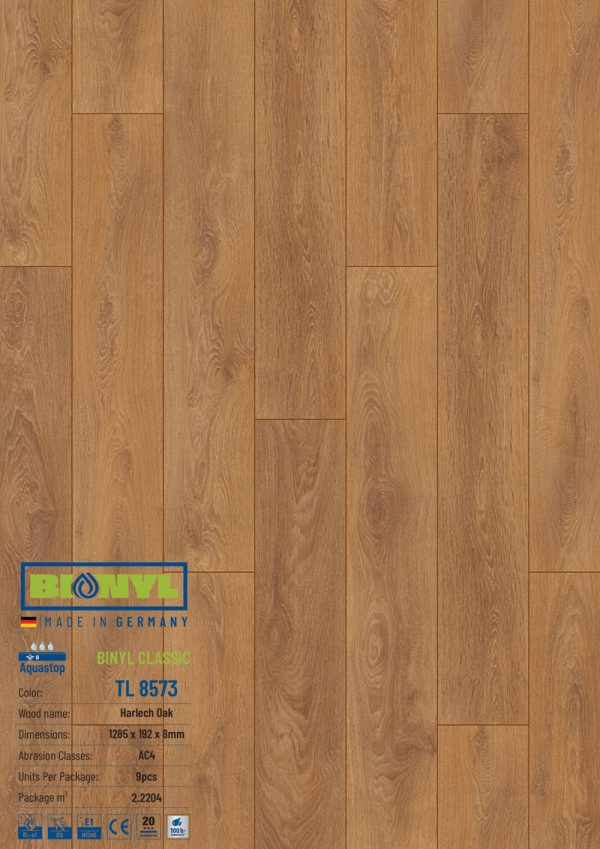 Sàn gỗ Binyl Class 8mm TL8573
