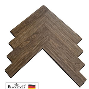 Sàn Gỗ Blackwood Xương Cá Cốt Đen BX02