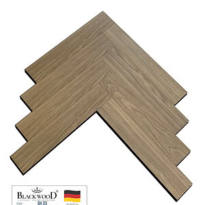 Sàn Gỗ Blackwood Xương Cá Cốt Đen BX03