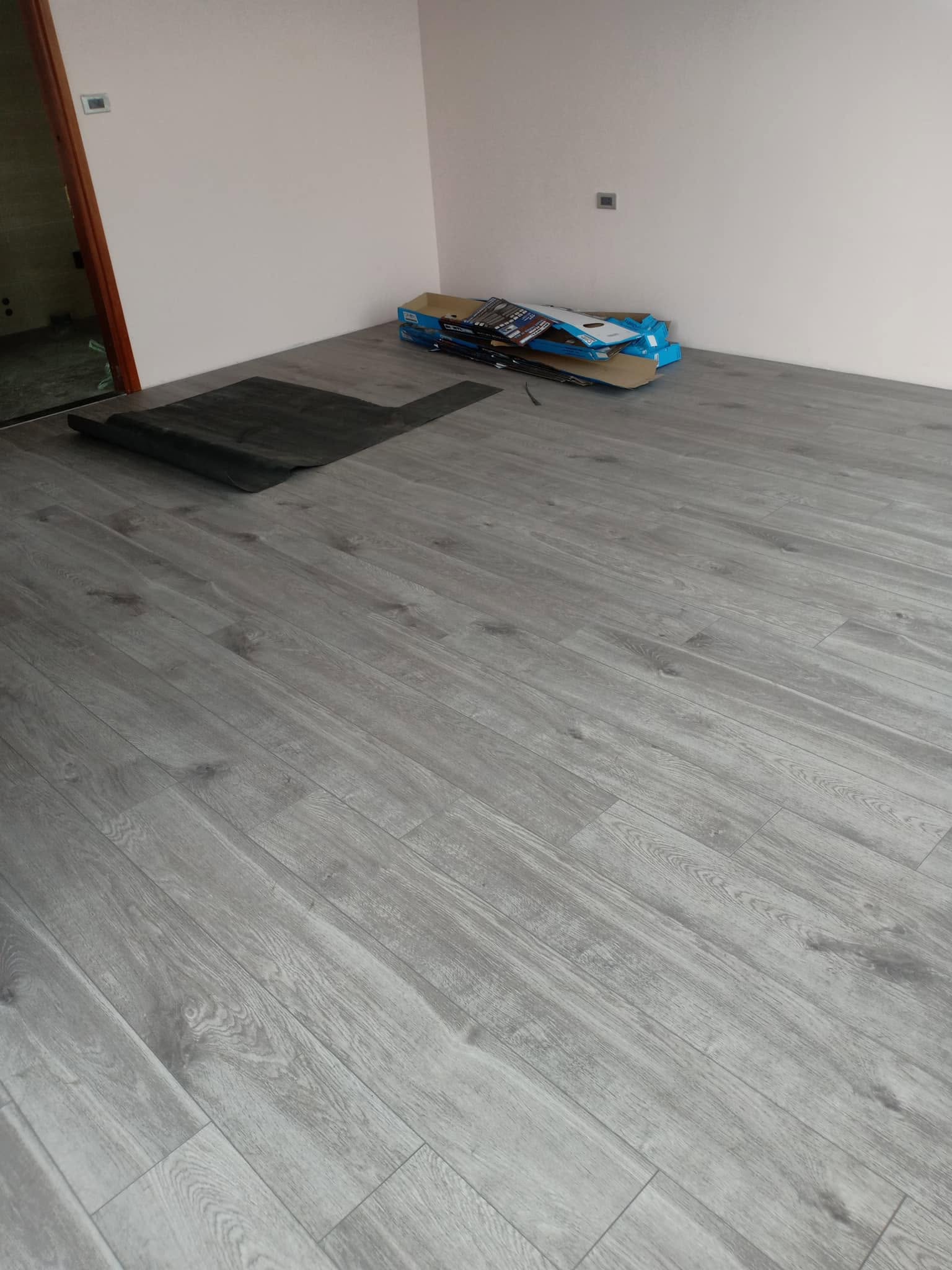 Thi công 143m2 sàn gỗ Binyl Pro BT1531 Trung Hòa Cầu Giấy