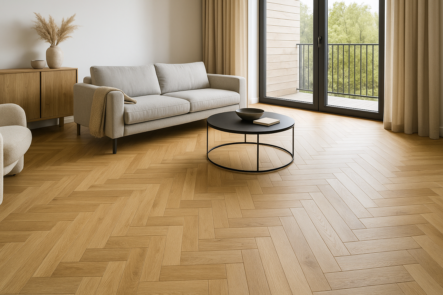 ứng dụng sàn gỗ cốt xanh