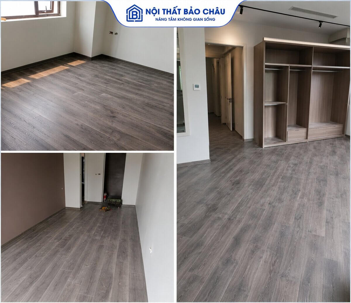công trình sàn gỗ công nghiệp Bảo Châu đã thi công