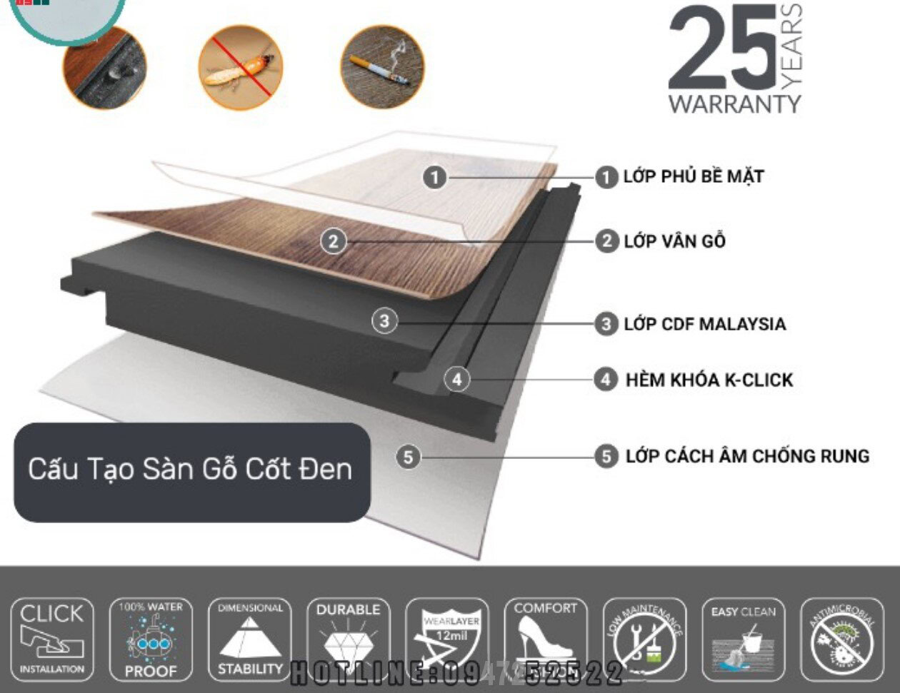 Giới thiệu sàn gỗ cốt đen