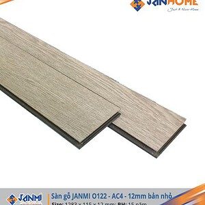 sàn gỗ janmi 12mm bản nhỏ o122