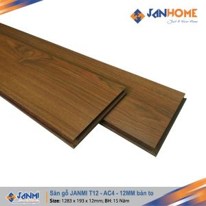 sàn gỗ janmi 12mm bản To T12