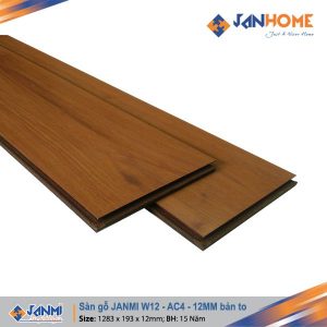 sàn gỗ janmi 12mm bản To W12