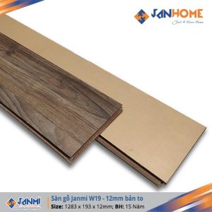 sàn gỗ janmi 12mm bản To W19