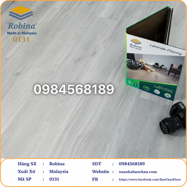 Sàn Gỗ Robina 8mm O131