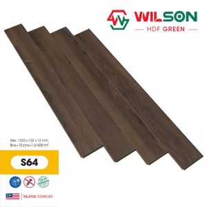 Sàn Gỗ Wilson 12mm Cốt Xanh S64