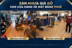 Mặt bằng kinh doanh cần sàn chịu lượng khách lớn, lắp nhanh và chi phí hợp lý