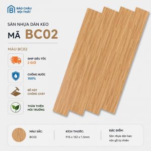 Sàn nhựa dán keo BC02