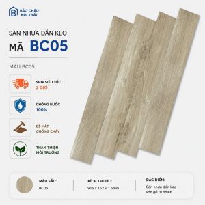 Sàn nhựa dán keo BC05