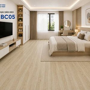 Sàn nhựa dán keo BC05 Phòng ngủ