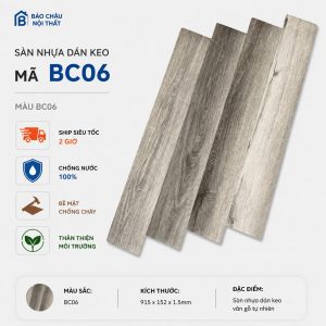 Sàn nhựa dán keo BC06