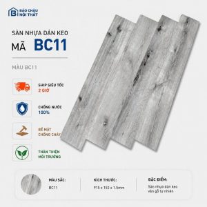 sàn nhựa keo sẵn mã BC11
