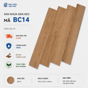 sàn nhựa keo sẵn mã BC14