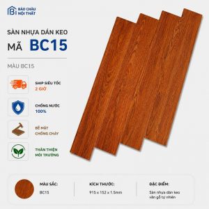 sàn nhựa keo sẵn mã BC15