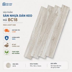 Sàn nhựa dán keo mã BC18