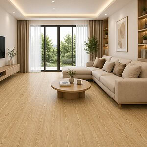 Sàn nhựa dán keo BC22 phòng khách