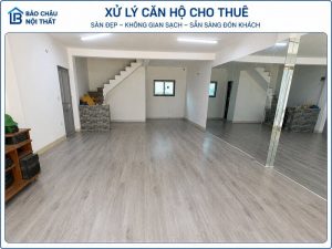 Sàn nhựa Dán Keo cho căn hộ cho thuê