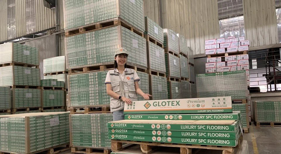 Sàn nhựa Glotex 4mm vân gỗ hiện đại