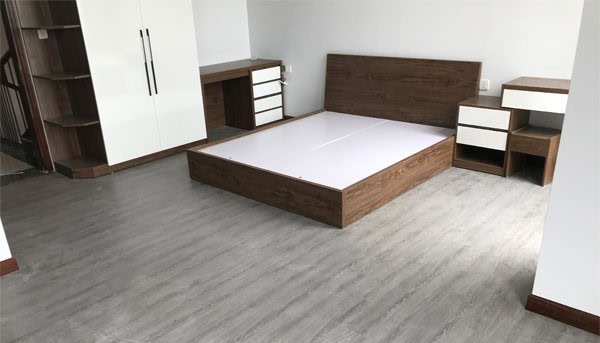 Sàn nhựa Glotex phòng ngủ