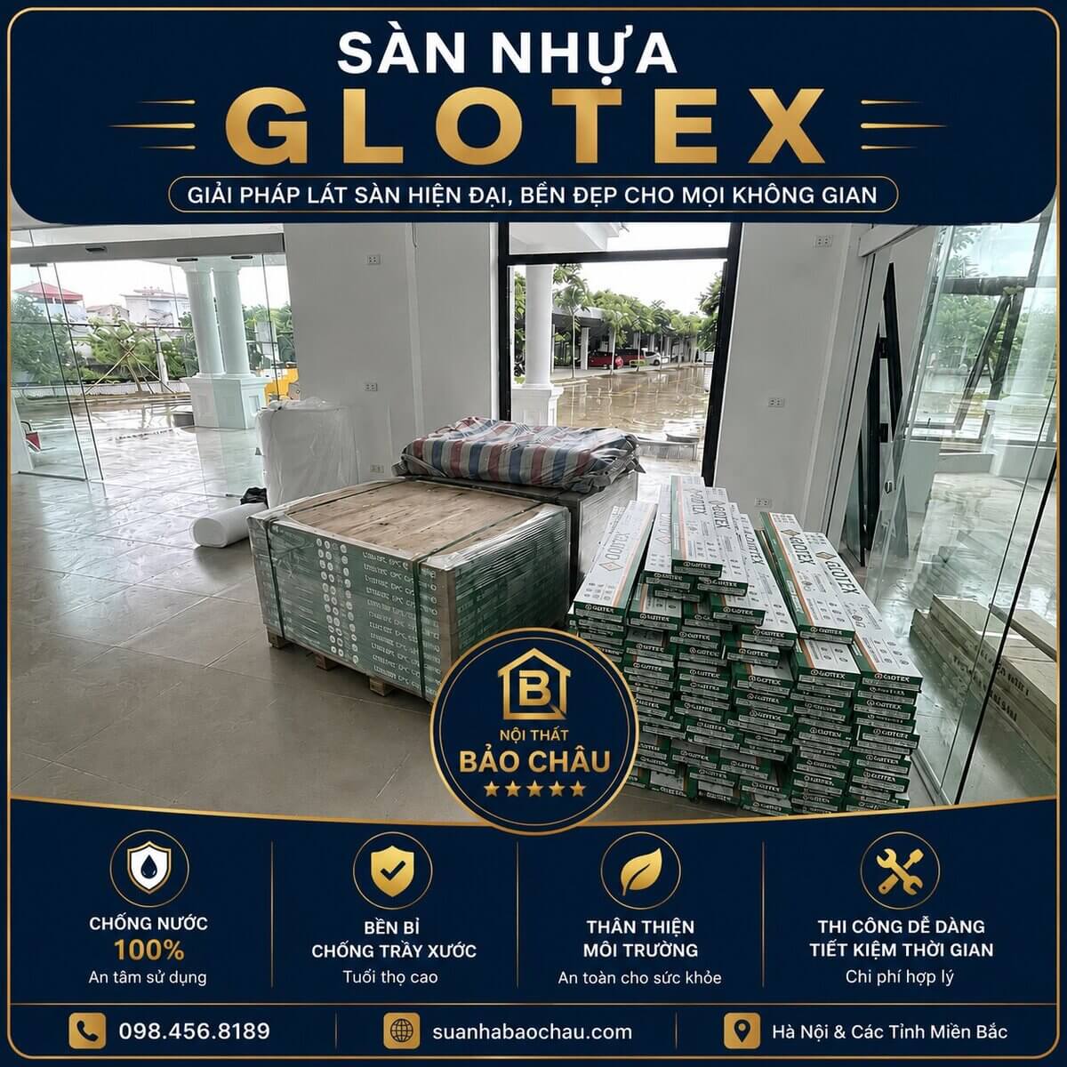 thương hiệu sàn nhựa Glotex