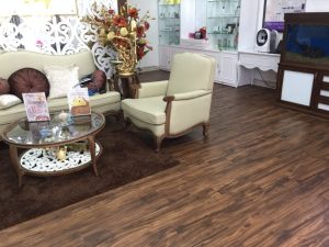 sàn nhựa phòng khách đẹp