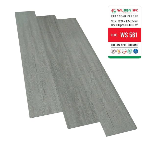 Sàn nhựa hèm khóa Wilson 5mm W561