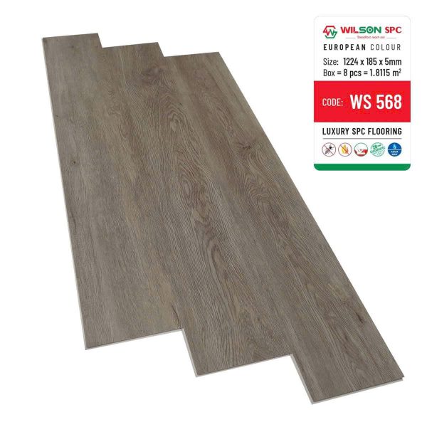 Sàn nhựa hèm khóa Wilson 5mm W568