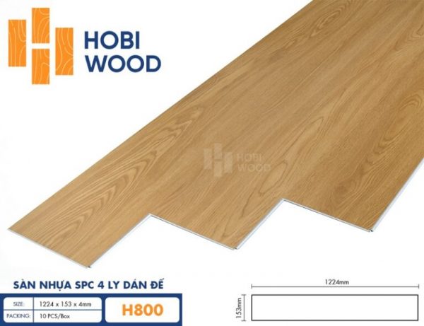 Sàn Nhựa Hobi Wood 4mm H800