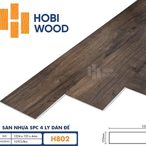 Sàn Nhựa Hobi Wood 4mm H802