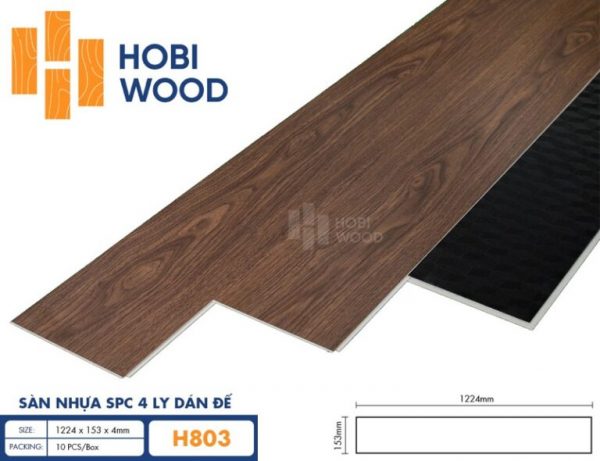 Sàn Nhựa Hobi Wood 4mm H803