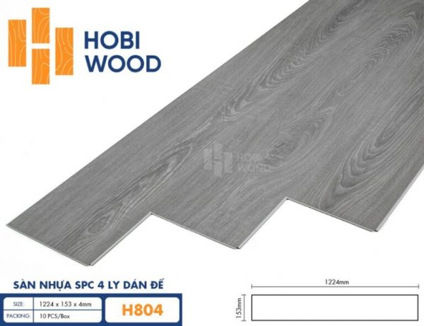 Sàn Nhựa Hobi Wood 4mm H804