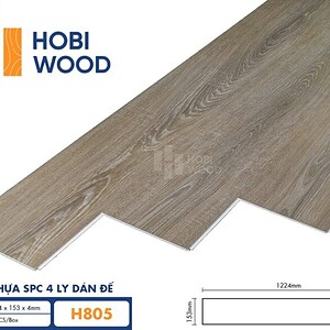 Sàn Nhựa Hobi Wood 4mm H805
