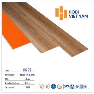 Sàn Nhựa Hobi Wood 7mm HS72