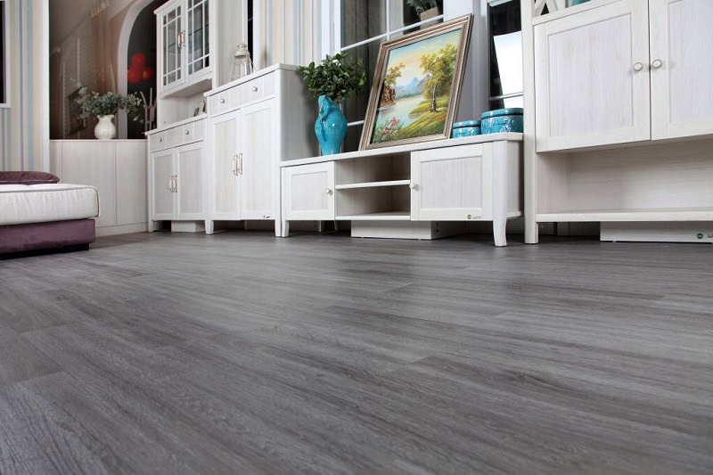 sàn nhựa phòng ngủ hiện đại