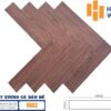 Sàn nhựa SPC xương cá Hobi HB03 màu nâu đỏ